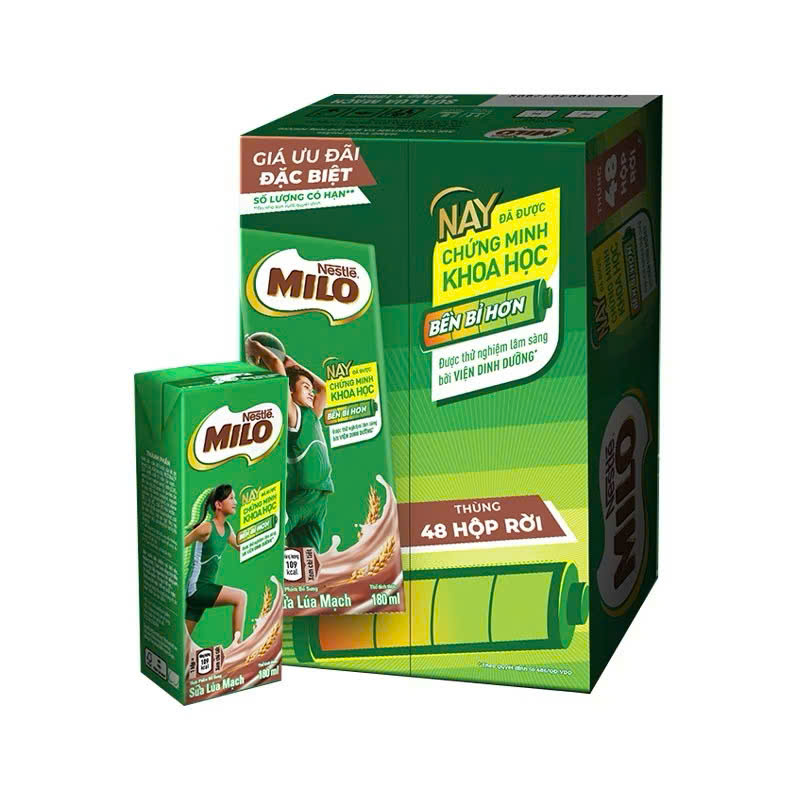 1 thùng sữa milo 48 hộp to