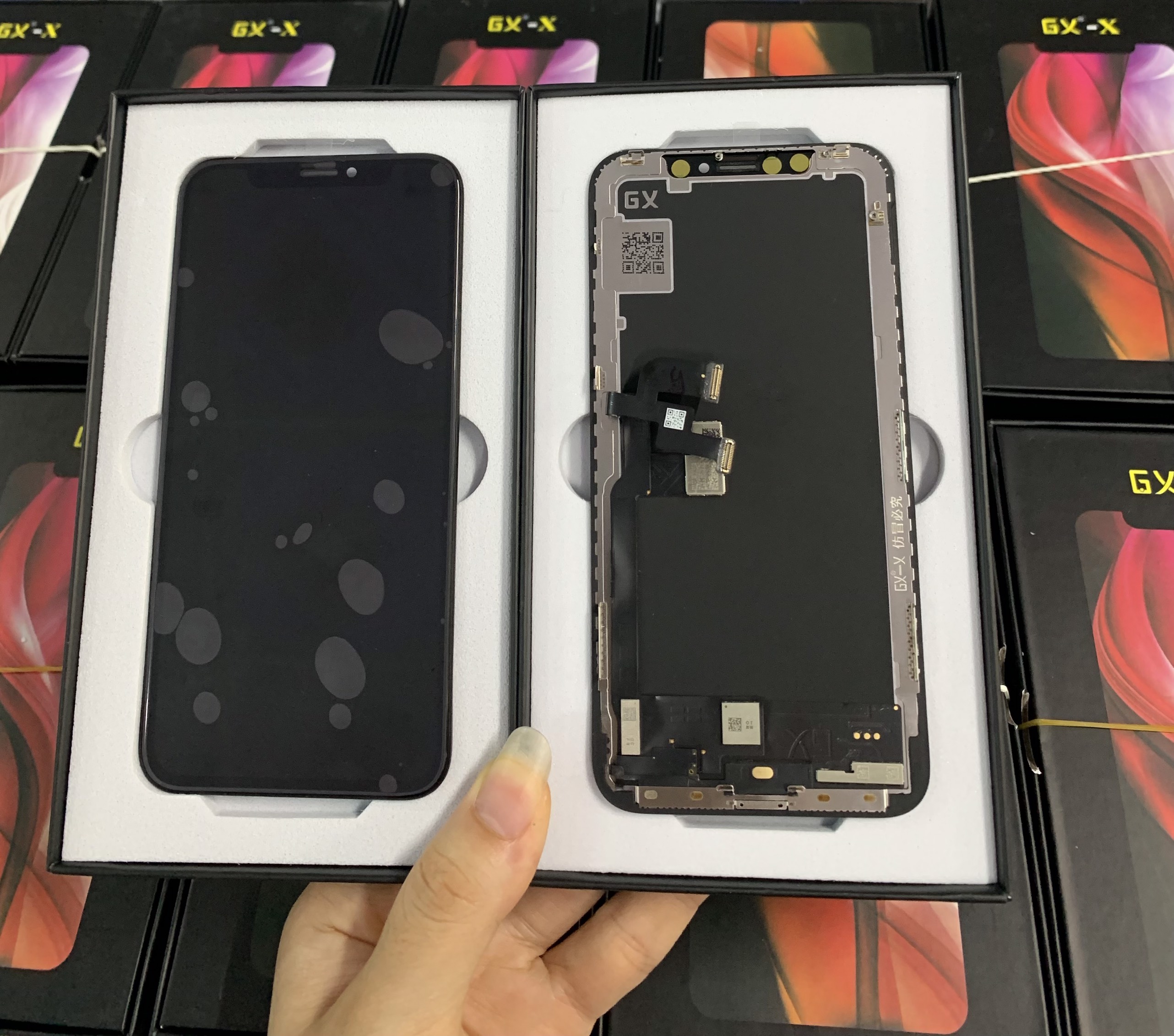  Màn hình ip x hiệu GX  bảo hành phản quang,cảm ứng 3 tháng -mbvp 