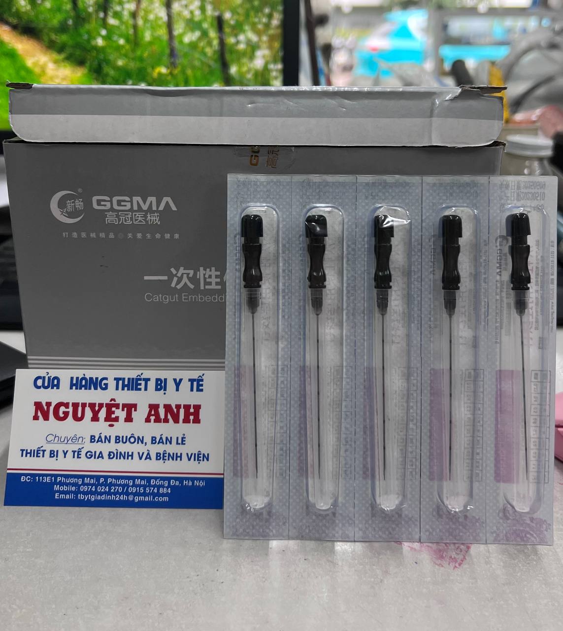 Combo 10 kim cấy chỉ cao cấp ggma