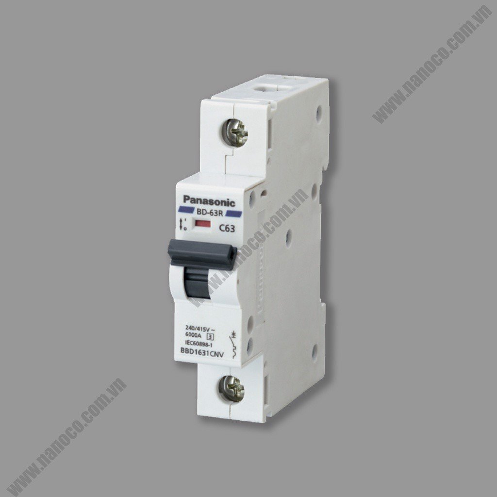 Cầu dao tự động 1 tép mcb 1p panasonic 6a, 10a, 16a, 20a, 25a, 32a
