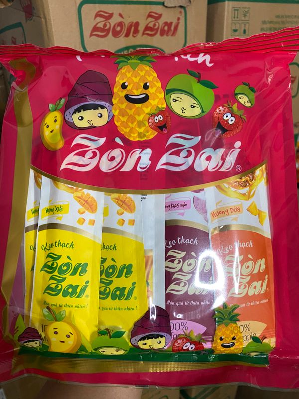 Thạch Zai Zai Giòn Giòn Phiên Bản Dài Túi 400gram [Loại Đặc Biệt]