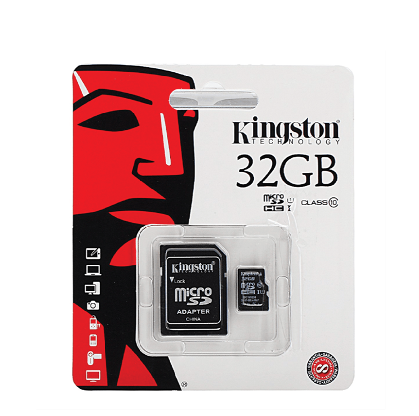 Kingston Thẻ nhớ MicroSD Class 10 - 16gb,32GB, 64GB,-Bảo Hành -Chính Hãng