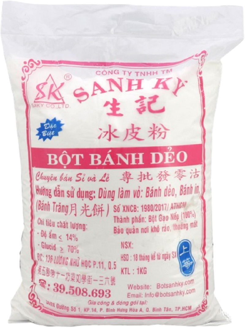 Bột bánh dẻo đặc biệt sanh ký 1kg