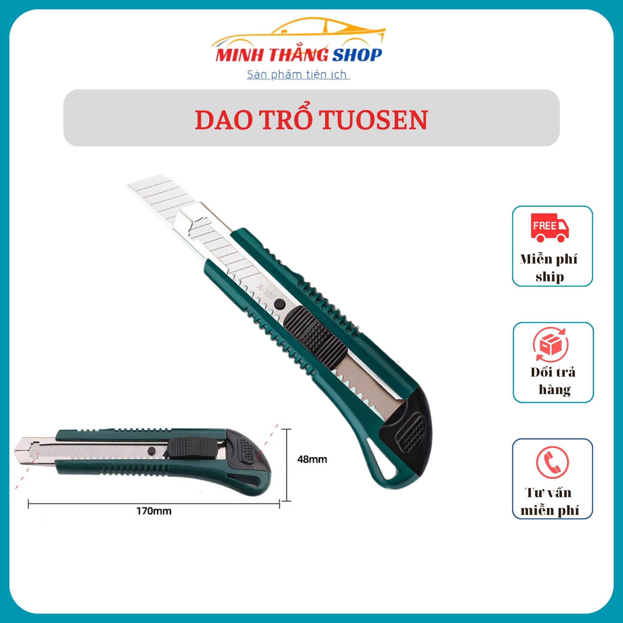 Dao trổ, dao dọc giấy loại to - Tuosen