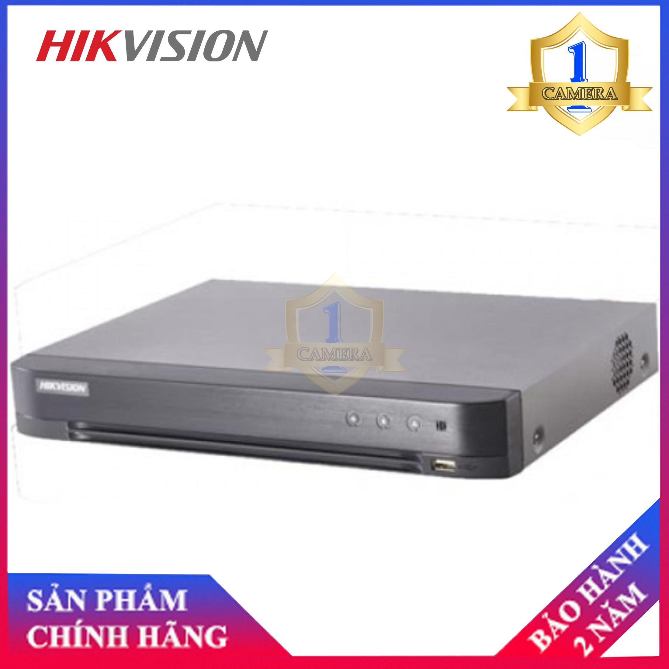 [HCM]Đầu ghi Camera TVI HIKVISION DS-7204HQHI-K1 4 kênh 3.0MP