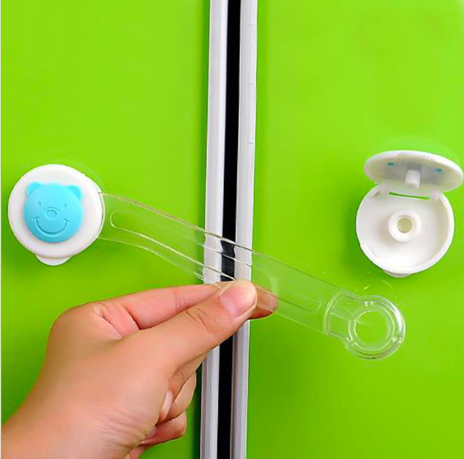 Khóa cài tủ tiện lợi thông minh dây dệt, dây nhựa