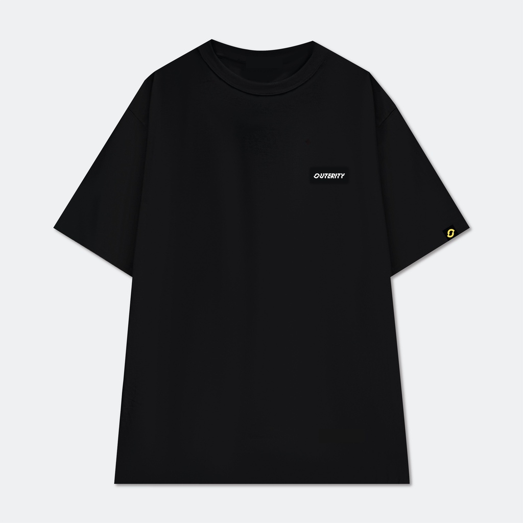 Áo thun outerity basic tee 1 đen - ort111 blk