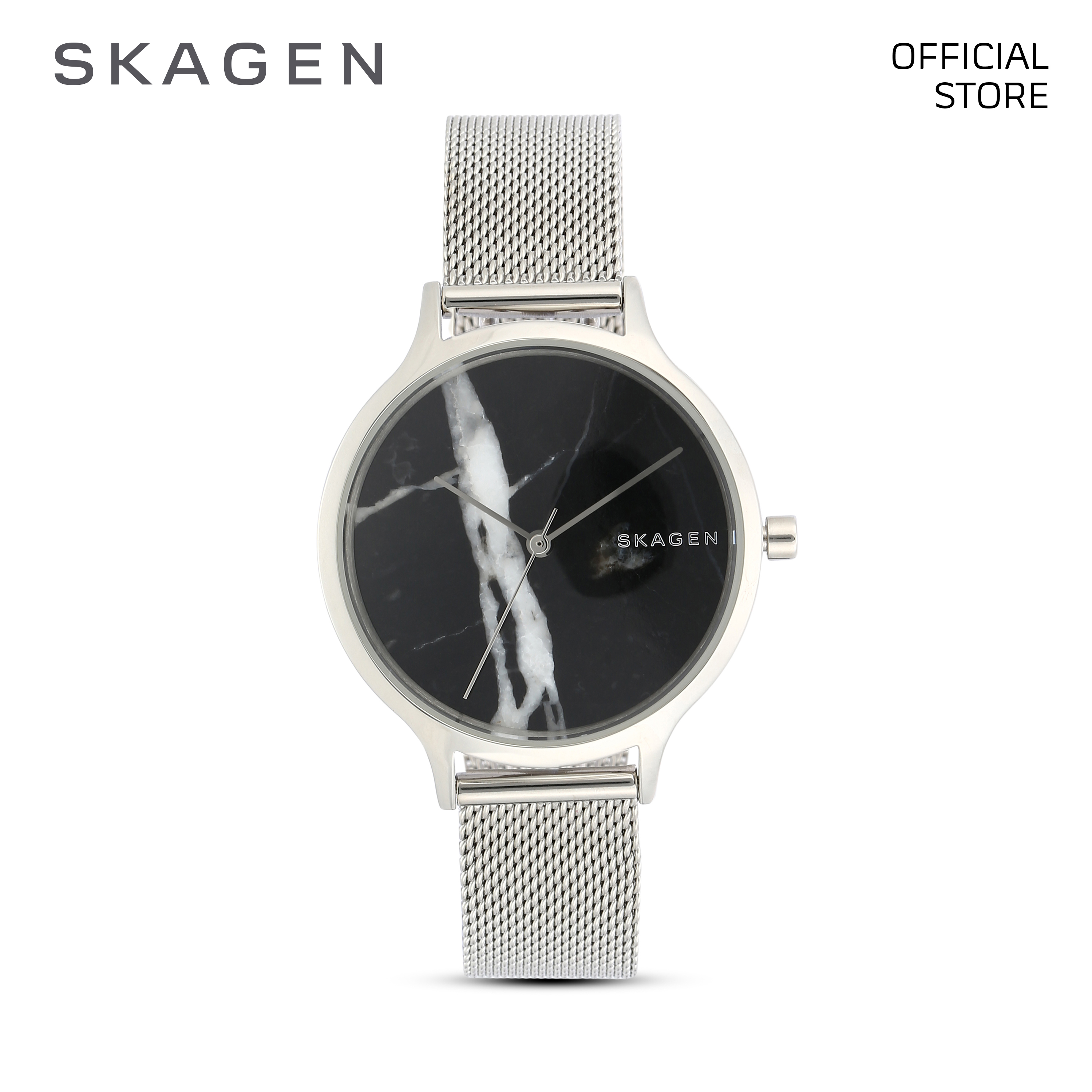 Đồng hồ nữ Skagen ANITA dây thép luới SKW2673 - màu bạc
