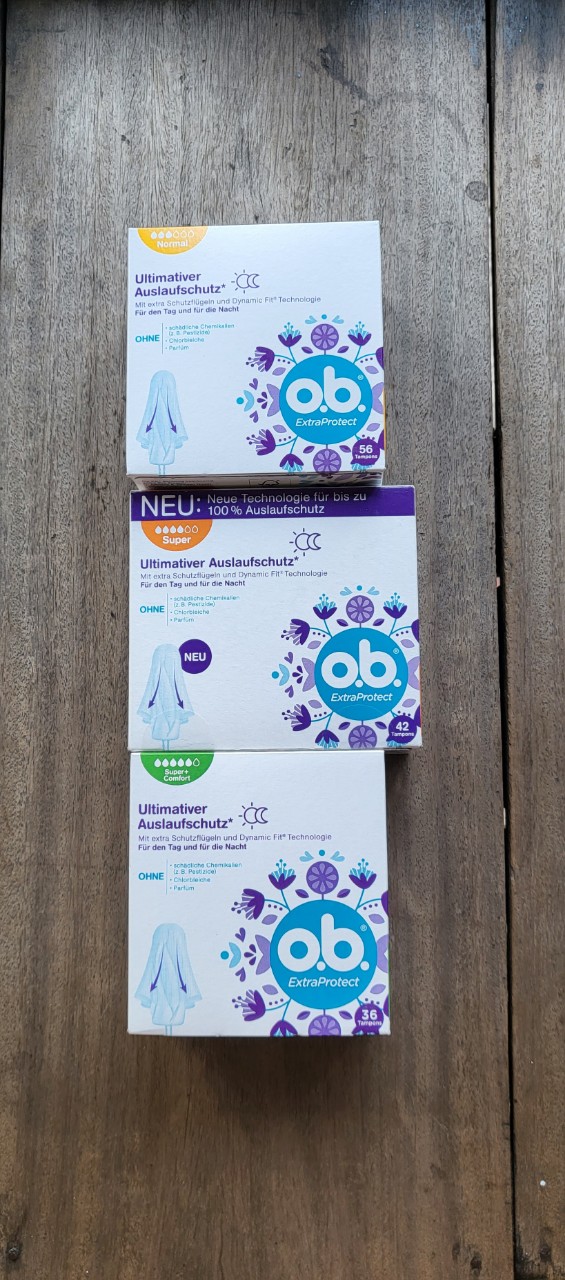 Tampon OB Extra Protect không ống đẩy