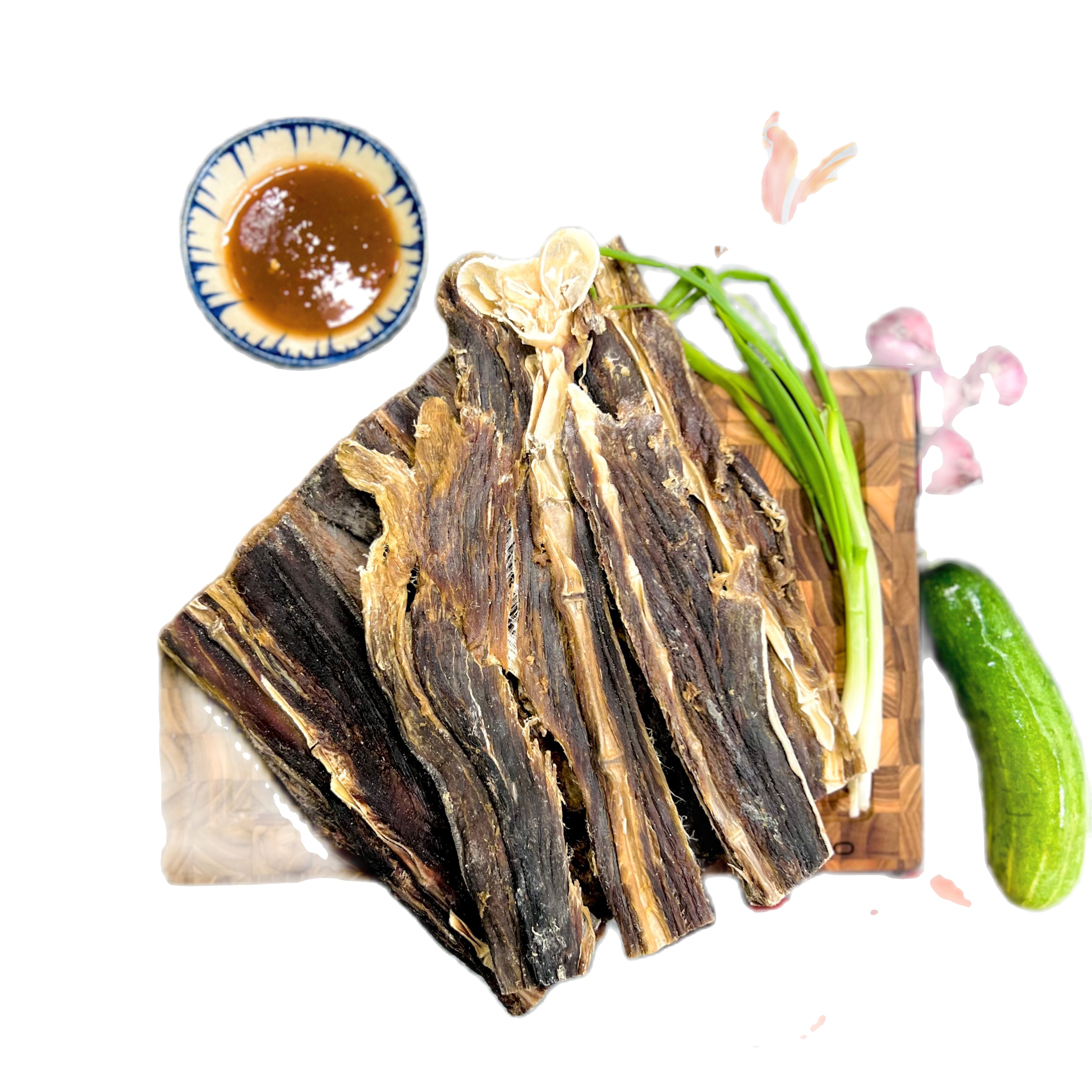Khô cá đuối đen 1kg khô cá đuối đen - khô nhà gà