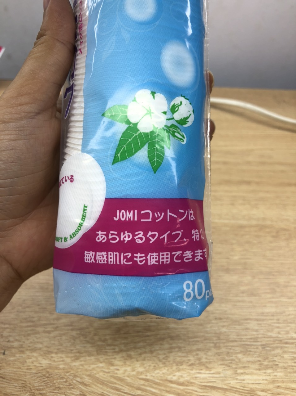 Bông tẩy trang Jomi 80 tờ