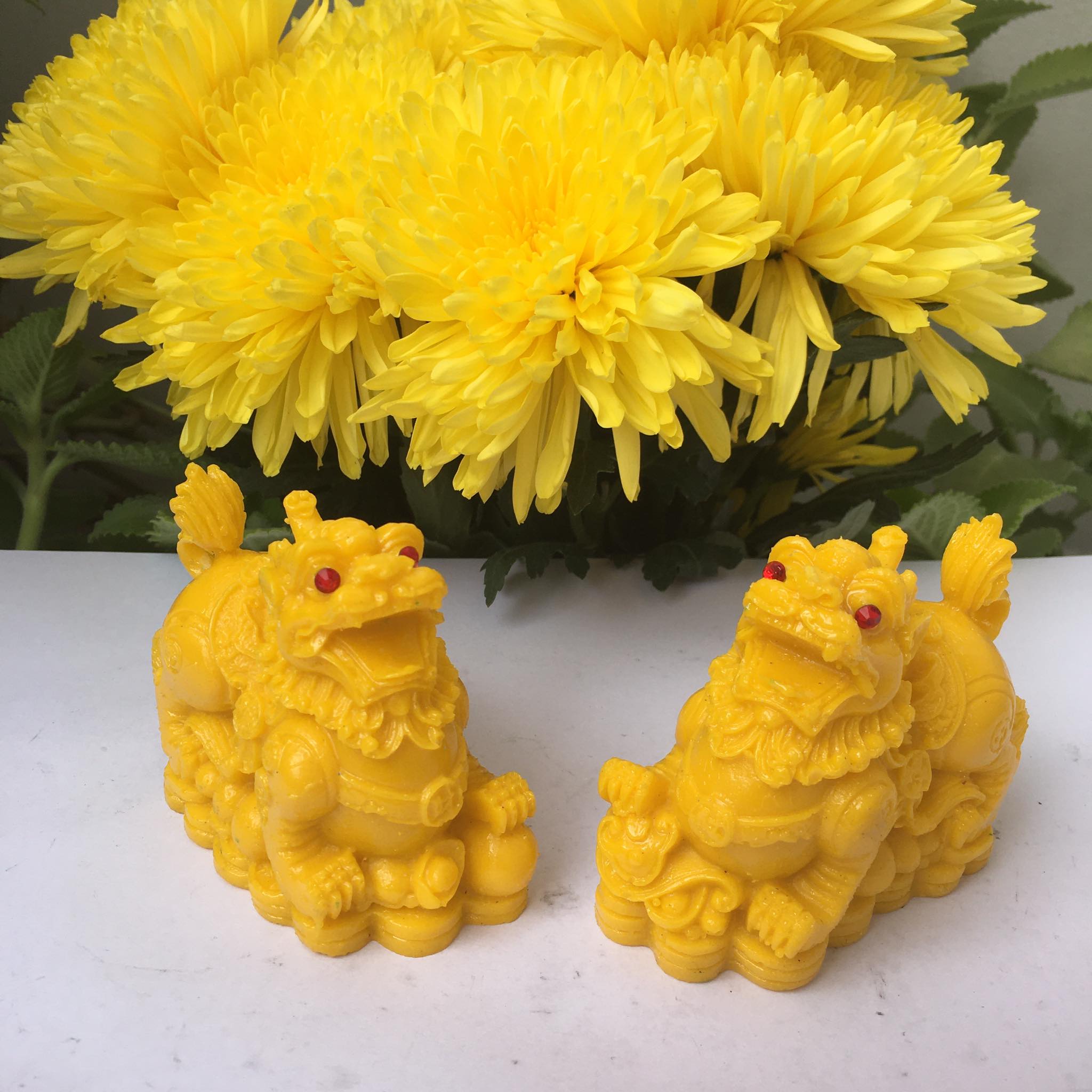 Cặp tỳ hưu phong thủy - tỳ hưu - tượng tỳ hưu mang tài lộc - tỳ hưu