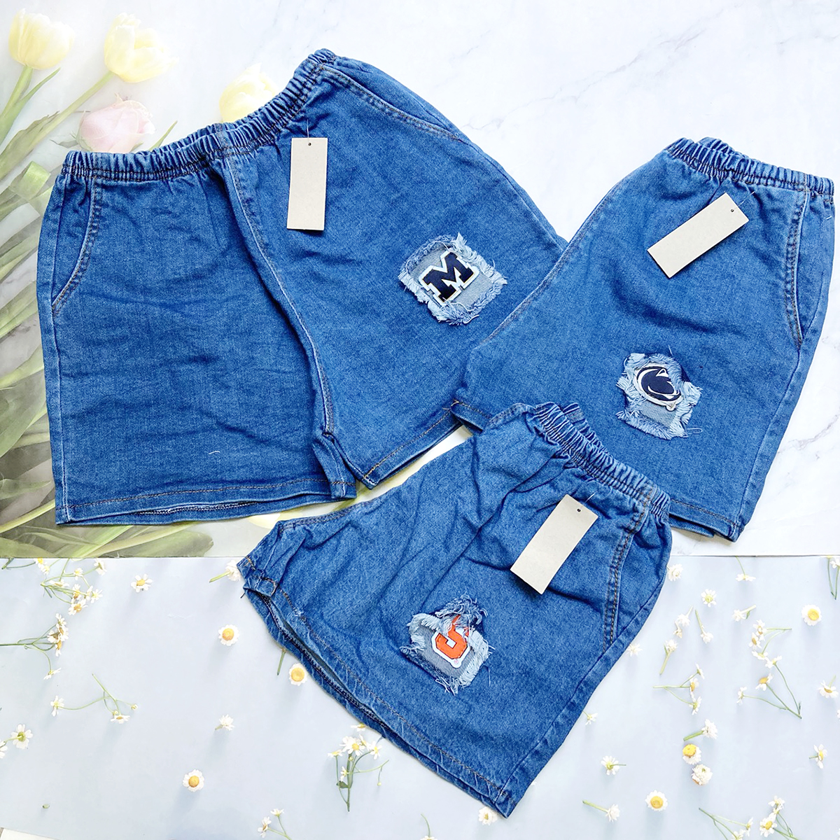 SIZEDAI Quần đùi bé gái size đại size lớn 48kg đến 50kg quần sot short jean bé gái