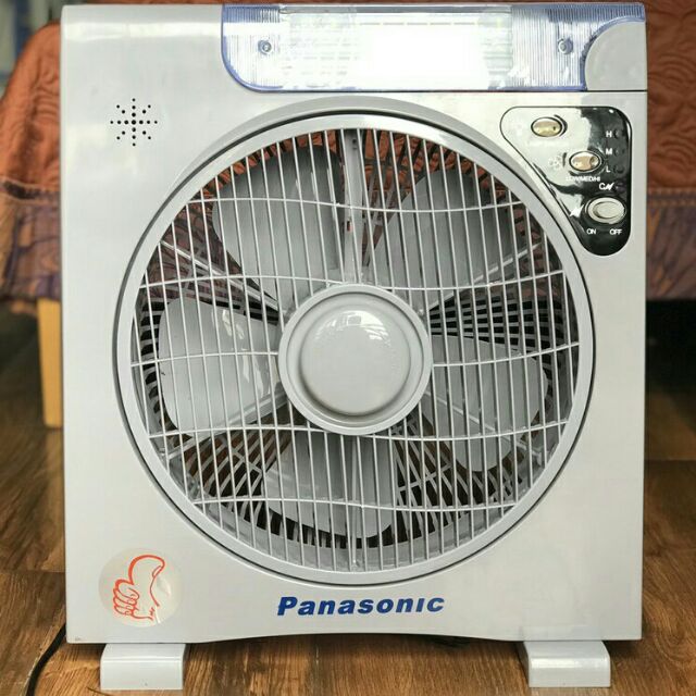 [BẢO HÀNH 12 THÁNG] Quạt tích điện PANASONIC và FUJIKA FJ-QH125, Quạt sạc tích điện AC&DC, quạt hộp loại lớn 1 lần sạc sử dụng liên tục 8 tiếng