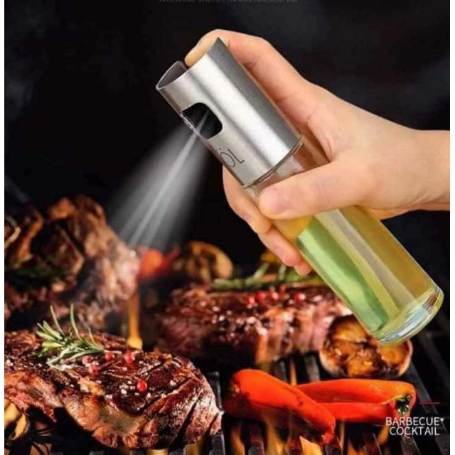 Bình xịt dầu ăn rapido dạng chai inox