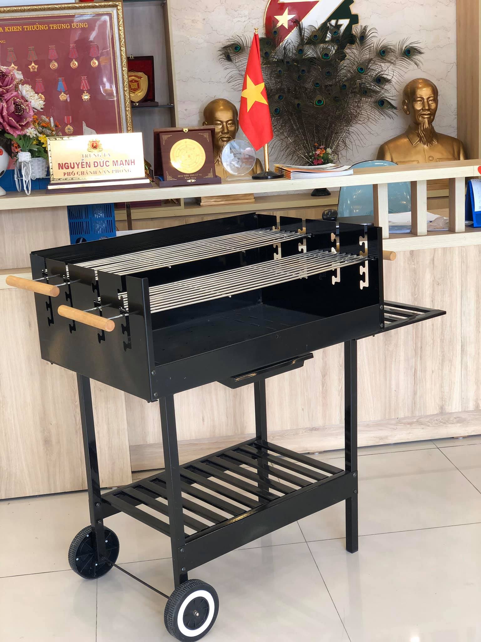 Bếp nướng than hoa ngoài trời mã ck350