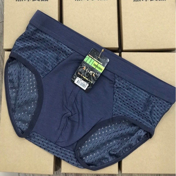 Quần xì sịp nam tam giác thông hơi quần lót nam lỗ lưới xuất nhật no303