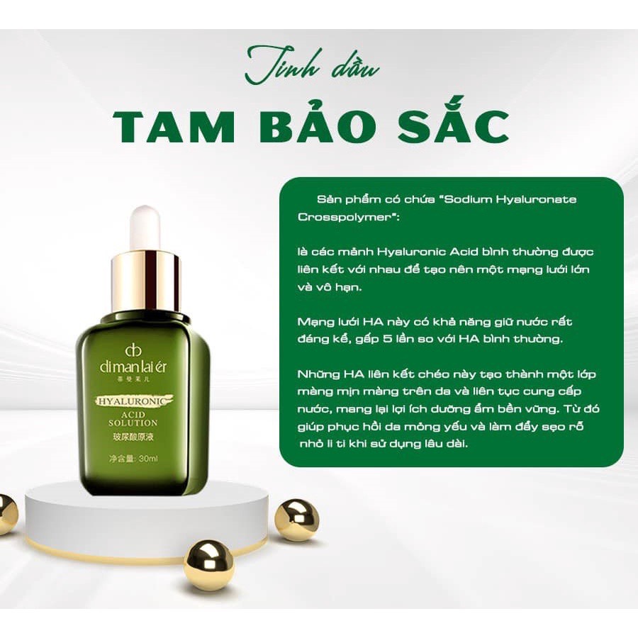 Tinh dầu cấp ẩm căng mướt da Tam Bảo Sắc 30ml -