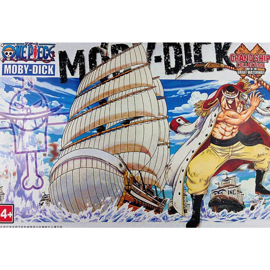 Mô hình lắp ráp tàu Moby Dick One Piece + Tặng kèm 1 bộ thẻ bài Pokemon