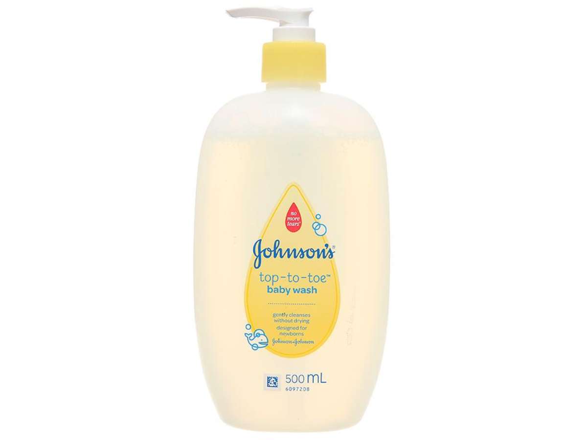 Sữa tắm gội toàn thân cho bé Johnson's Baby Top-to-Toe 500ml
