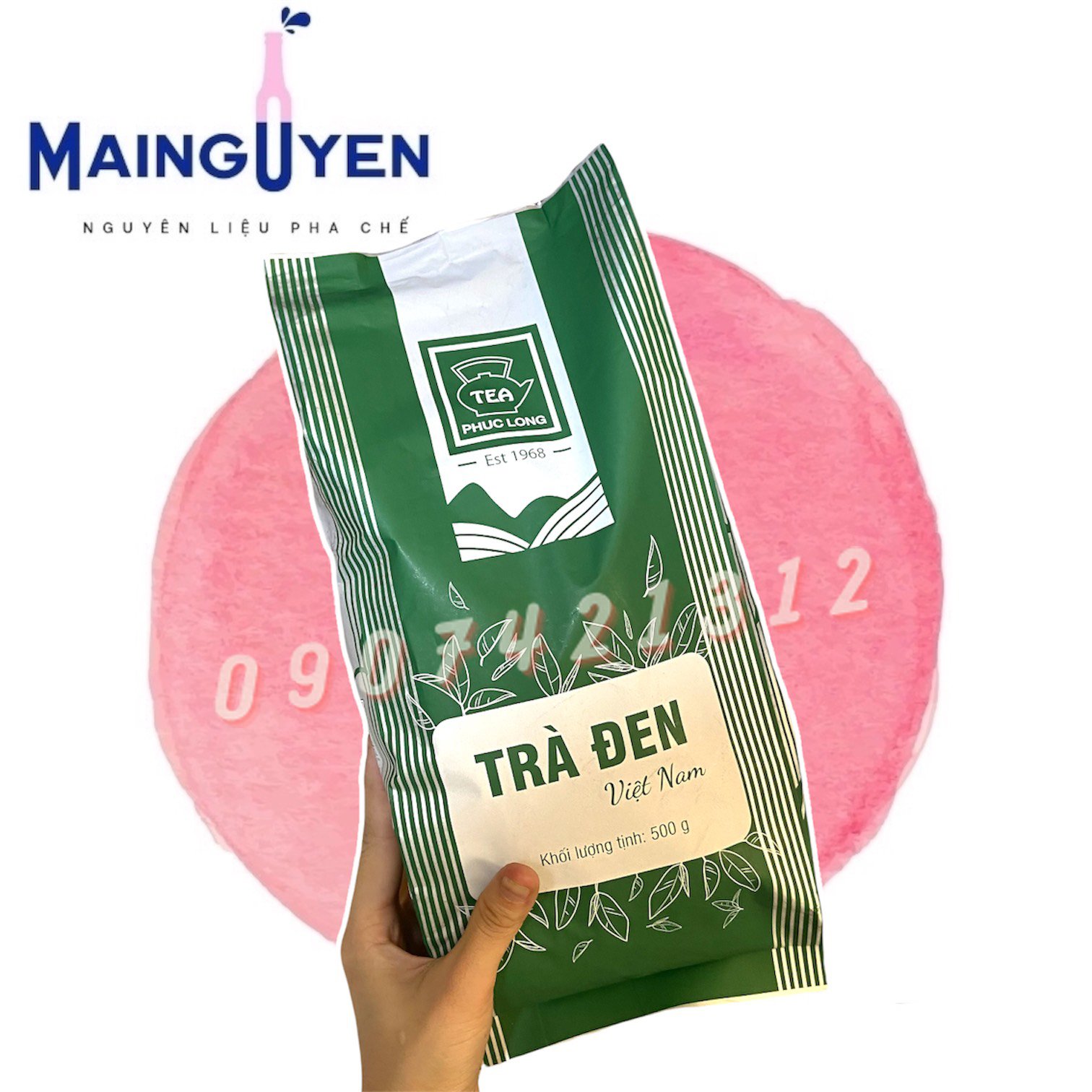 Trà đen phúc long gói 500g chuyên pha chế quán trà sữa_nguyên liệu pha chế mai nguyên