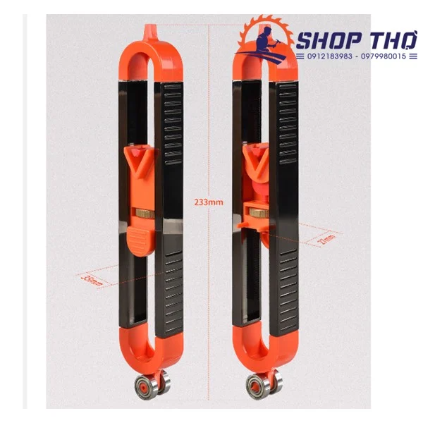 Bút sao chép, dụng cụ sao chép đa năng gắn bút có bi lấy dấu góc cạnh thông minh