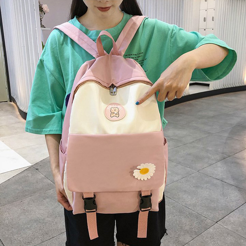 Balo nữ ulzzang Hàn Quốc, Balo nữ đi học chống nước - Naza