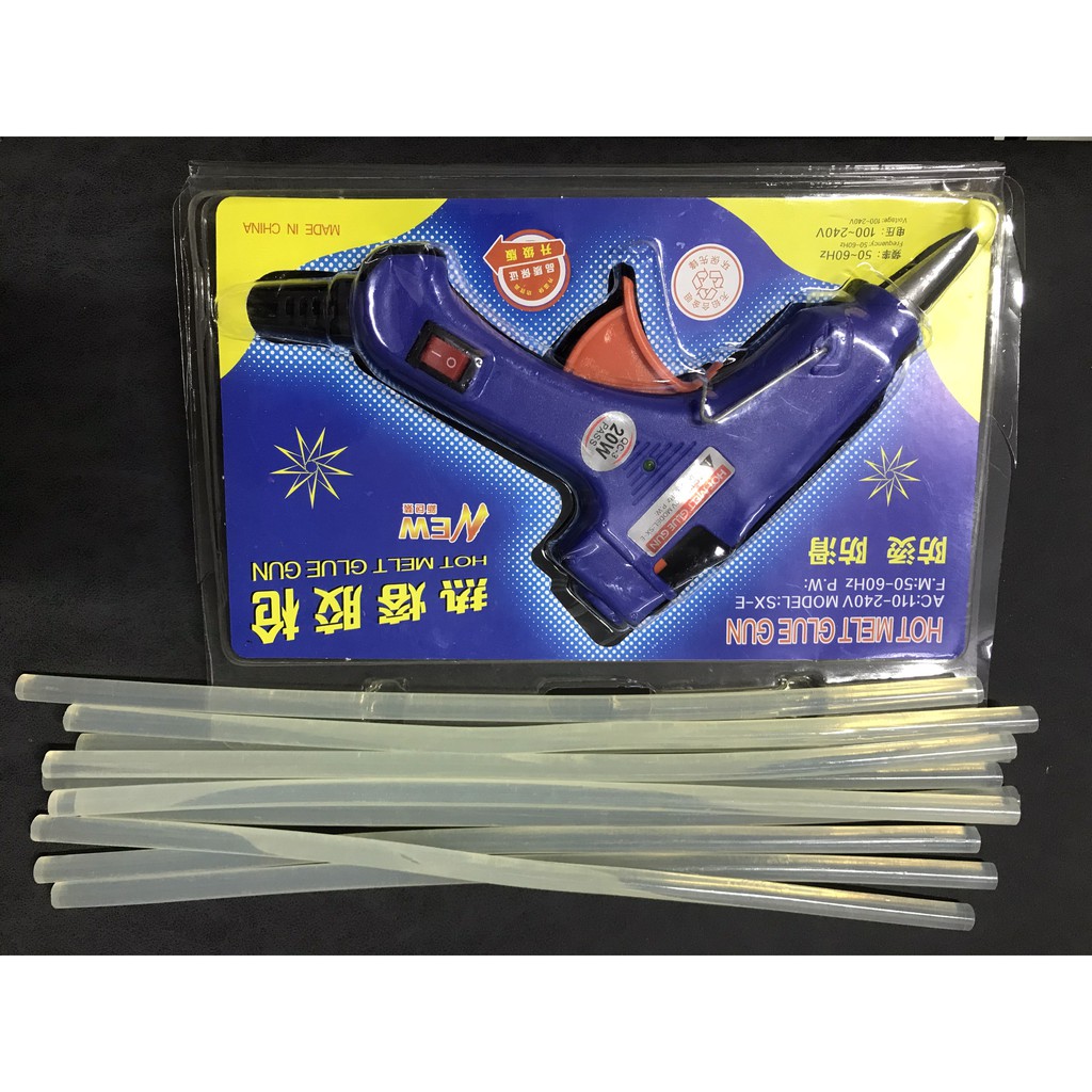 Súng Bắn Keo Nến 20W Tặng 10 Cây Keo Nến