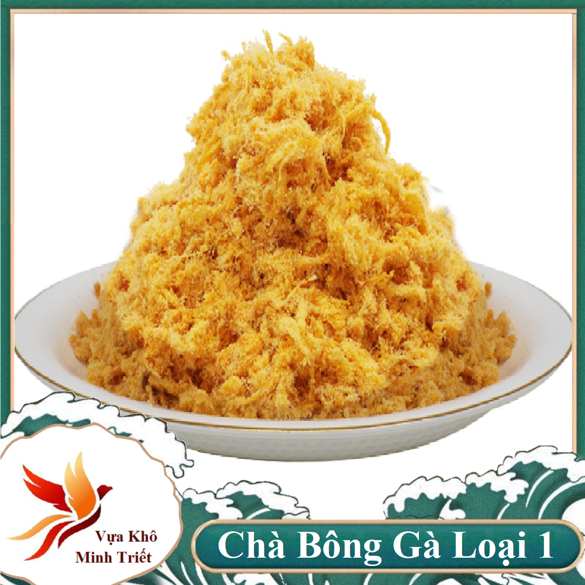 1 kg chà bông gà thơm ngon chất lượng- vựa khô minh triết