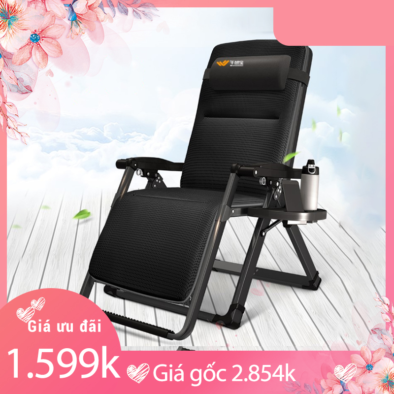 (RẺ VÔ ĐỊCH) Ghế gấp xếp thư giãn cao cấp 179 lưới xám ( bảo hành 1 năm) tải trọng 300kg,ghế bố, ghế văn phòng