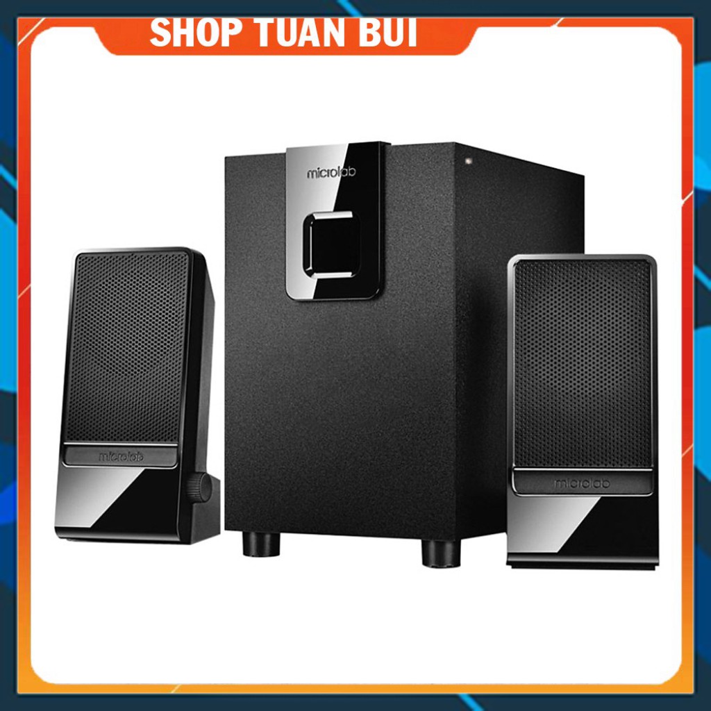 [HCM](LOẠI XỊN)Loa máy tính Microlab M-100 (2.1) (Đen)Loa vi tính Microlab chính hãng Âm Thanh Siêu Trầm  Stereo Chuẩn Và Hay Tiếng Bass Nghe Chắc bảo hành 12 tháng toàn quốc
