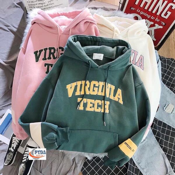 Áo Hoodie Phối Tay In Chữ Thời Trang Sakura MS0269