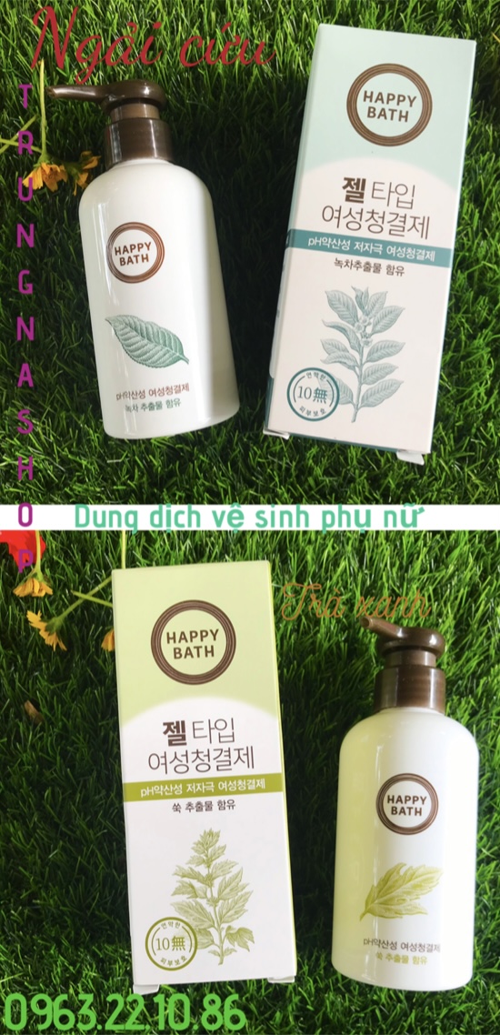 Dung dịch vệ sinh phụ nữ Happy Bath 200ml