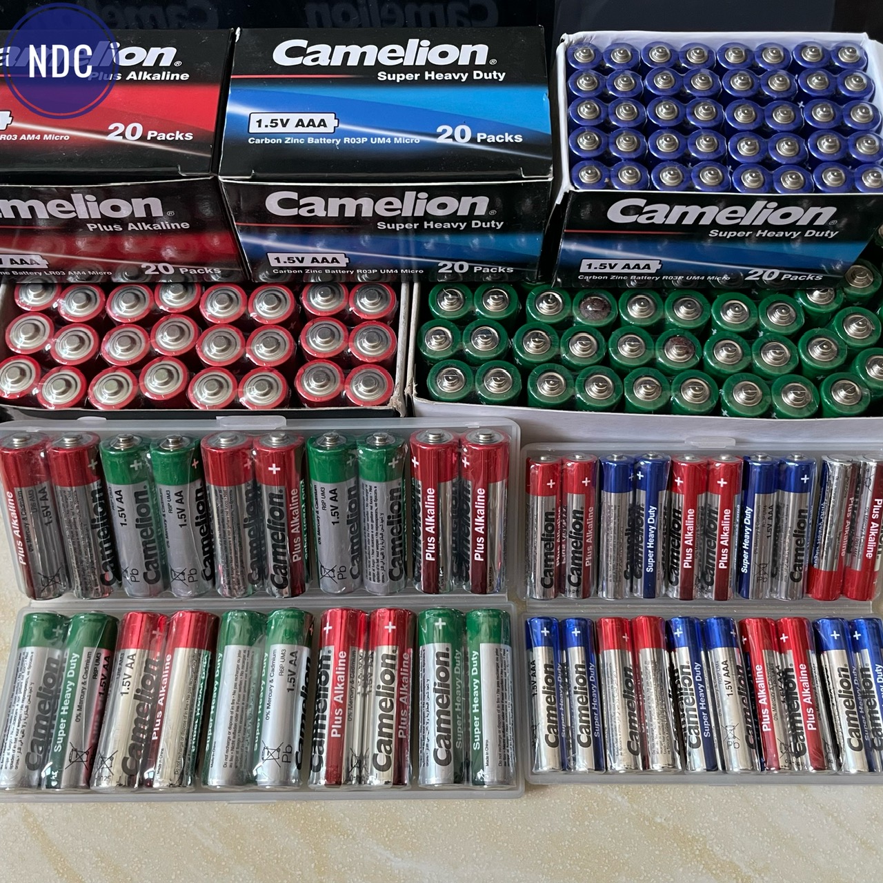 Vỉ 2 Viên Pin AA, AAA Plus Alkaline/ Super Heavy Duty CAMELION 1.5V Chính Hãng