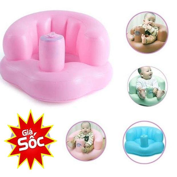 Ghế Tập Ngồi Bằng Hơi, Ghế tập ngồi cho bé giúp bé ngồi vững tạo cảm giác thích thú cho bé yêu. Tặng kèm 1 móc điện thoại thông minh - Giảm giá cực sốc - Mua ngay!!!