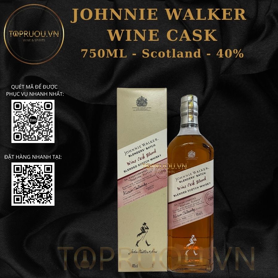 Johnnie walker wine cask - 750ml - nk scotland