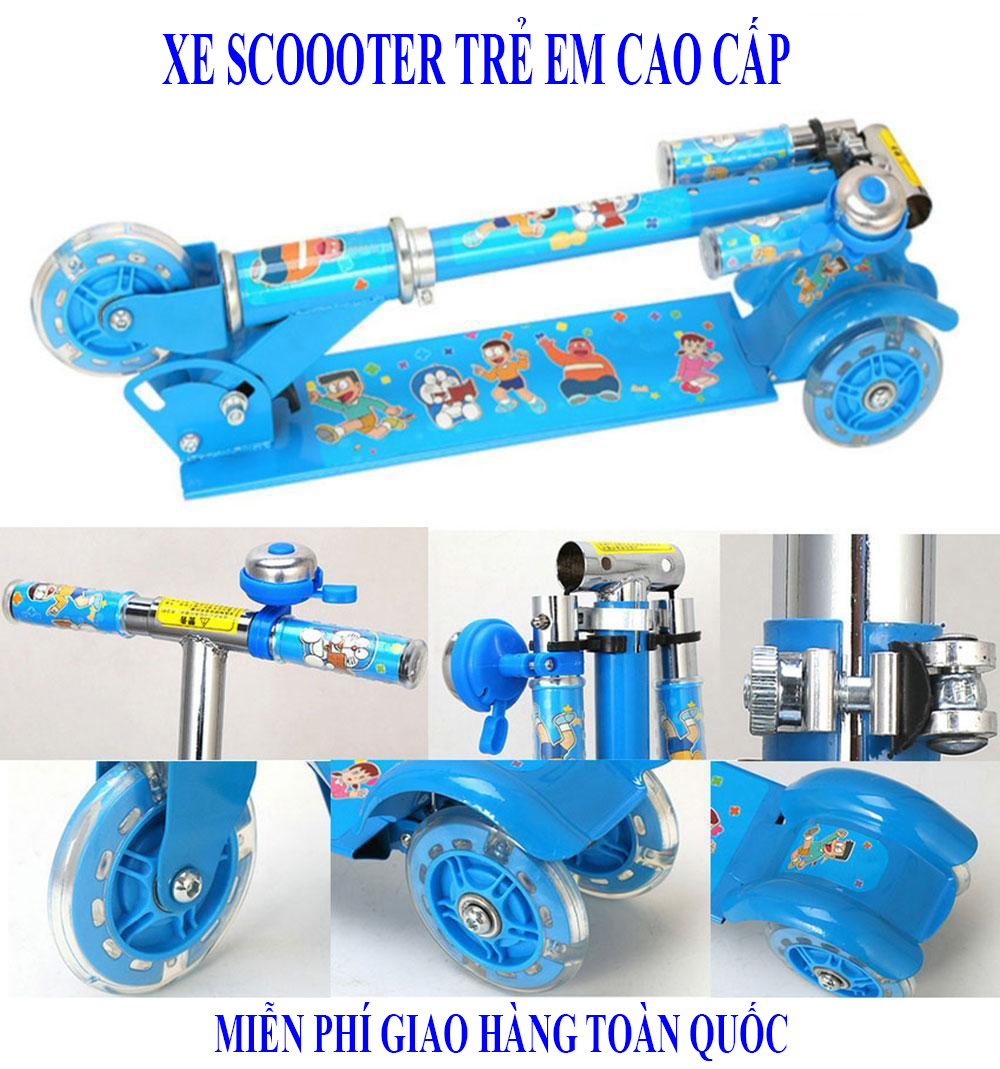 Giá Xe Trượt - Mua Xe Scooter Siêu Cool, 3 Bánh Xe Đèn Led Bắt Mắt, Khung Xe Cực Chắc Chắn, Cho Bé Thoải Mái Vận Động - Vui Đùa -Độ Bền Cao -Giảm Giá Sốc Tới 50% Khi Mua Sản Phẩm Từ Shop