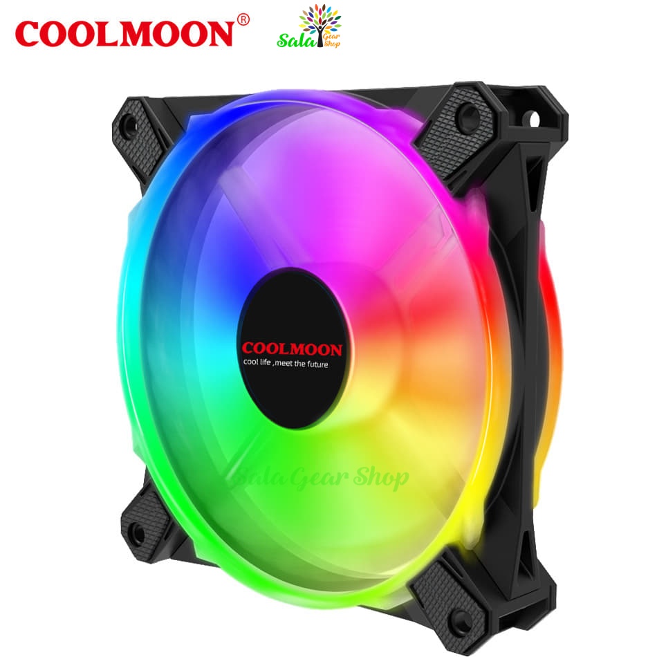 1 quạt tản nhiệt coolmoon v3 rgb