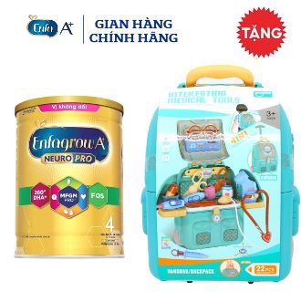 Tặng 1 Đồ chơi balo kéo bác sĩ Sữa bột Enfagrow A+ Neuropro 4 với dưỡng