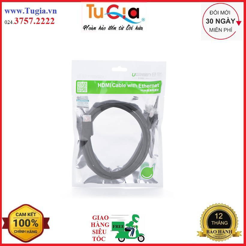 Cáp hdmi sang dvi 3m ugreen 30107 - hàng chính hãng