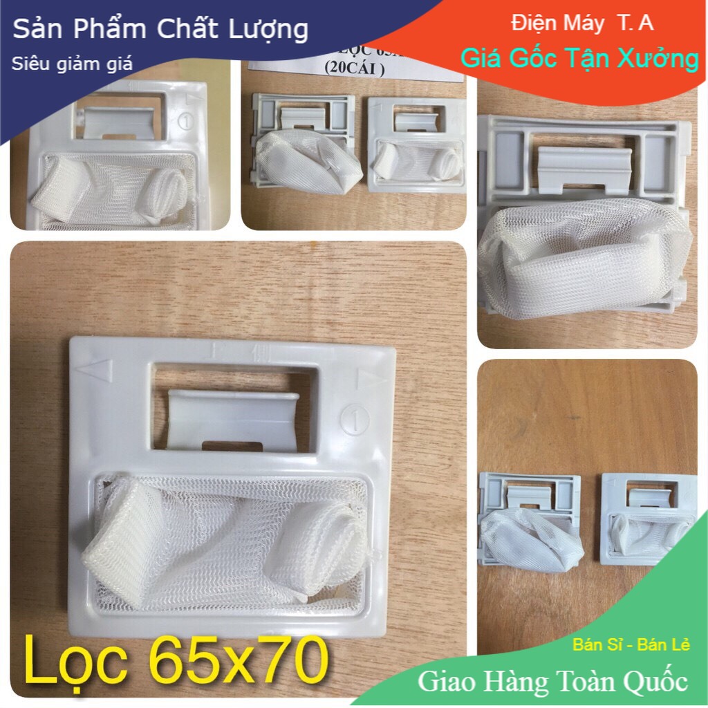 Lưới Lọc Máy Giặt Toshiba 65mm*70mm (Túi Lọc Rác Máy Giặt )