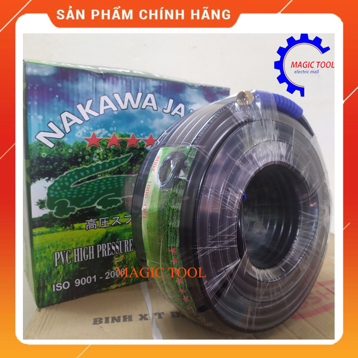 Dây phun xịt nakawa nhật bản 20m,15m,10m , dây rửa xe nakawa