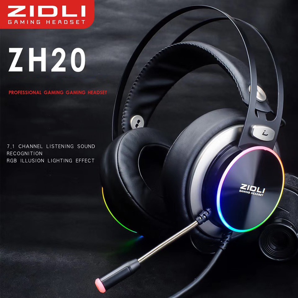 Tai nghe gaming zidli zh20 rgb