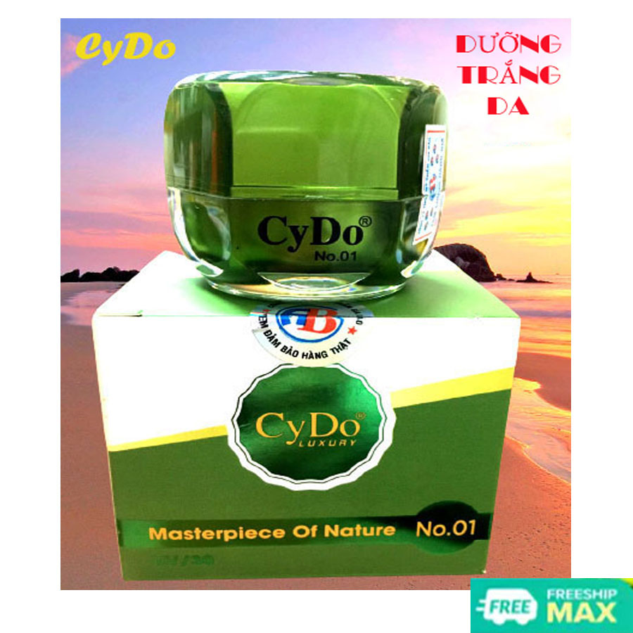 Kem Dưỡng trắng da CYDO Luxury No1 12g - Giúp Dưỡng da trắng mịn - Se khít lỗ chân lông - Ngăn ngừa mụn, Chống lão hóa da- Thảo dược thiên nhiên, an toàn hiệu quả - Chính hãng Gia Bảo