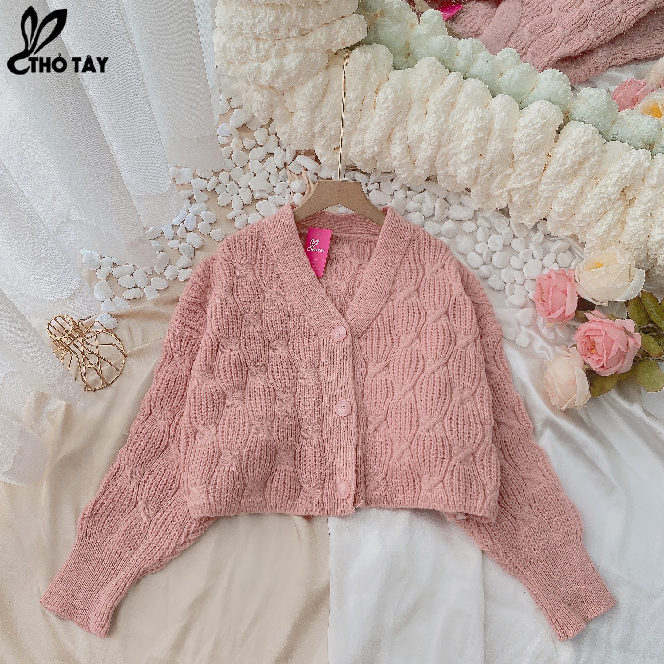 Áo khoác len nữ - thỏ tây a229c129h