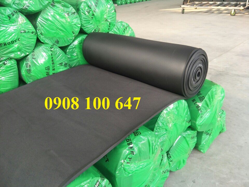 Cao su non cách âm chống rung cho vách và trần dày 10mm