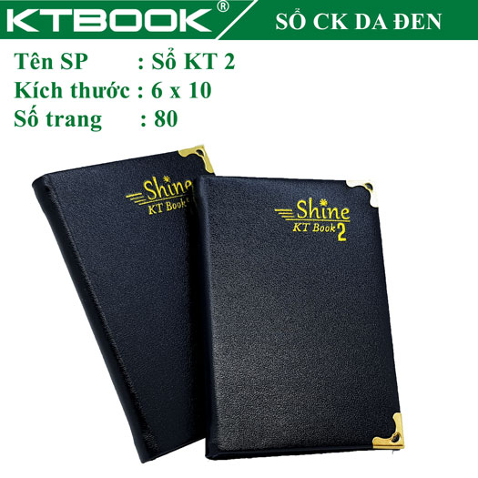 [NEW] gói 5 cuốn Sổ ghi chép Bìa Da Đen cao cấp KT 2 dòng kẻ ngang khổ 8 x 12 cm - 80 trang