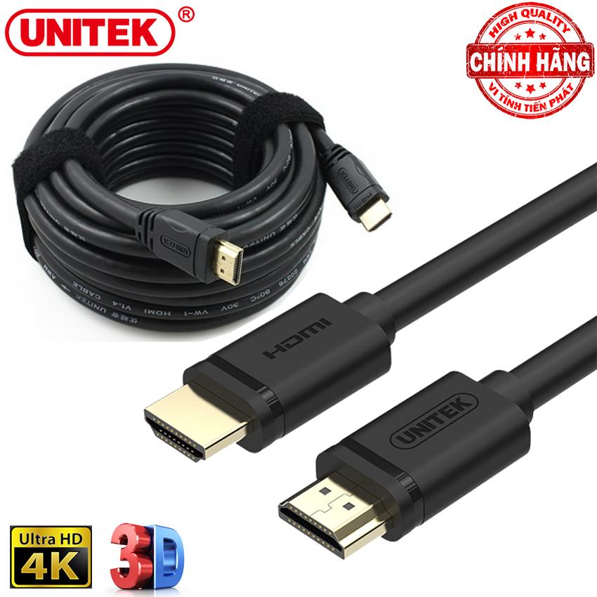 Cáp HDMI 4K Ultra HD và 3D Unitek Y-C142M dài 10m .