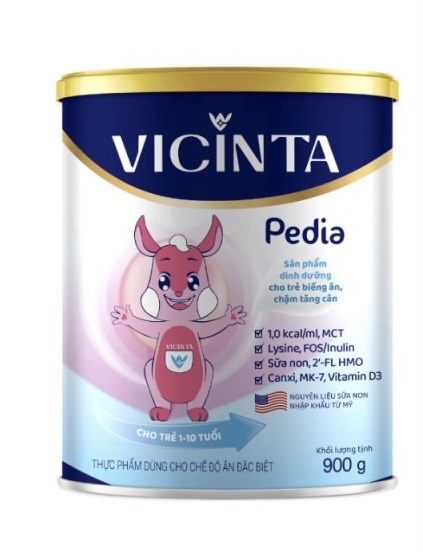 Sữa Vicinta Pedia dành cho trẻ từ 1-10 tuổi