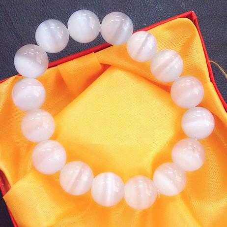 [HCM]Vòng tay đá mắt mèo tự nhiên phong thủy mang lại may mắn tài lộc cho người đeo